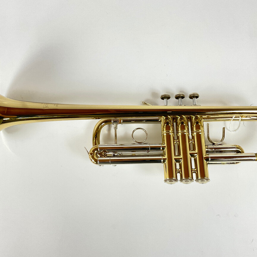 Used Bach 229/25H C Trumpet, Tuning Bell Conversion (SN: 311128)