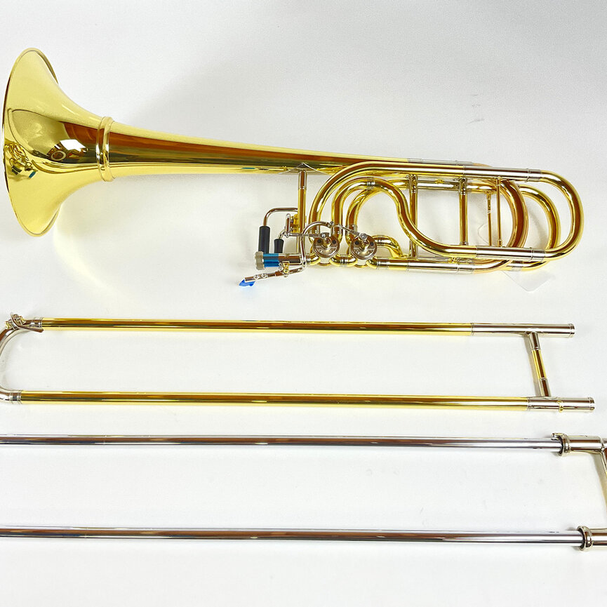 Used Yamaha YBL-835D Bb/F/Gb/D Bass Trombone (SN: 915384)
