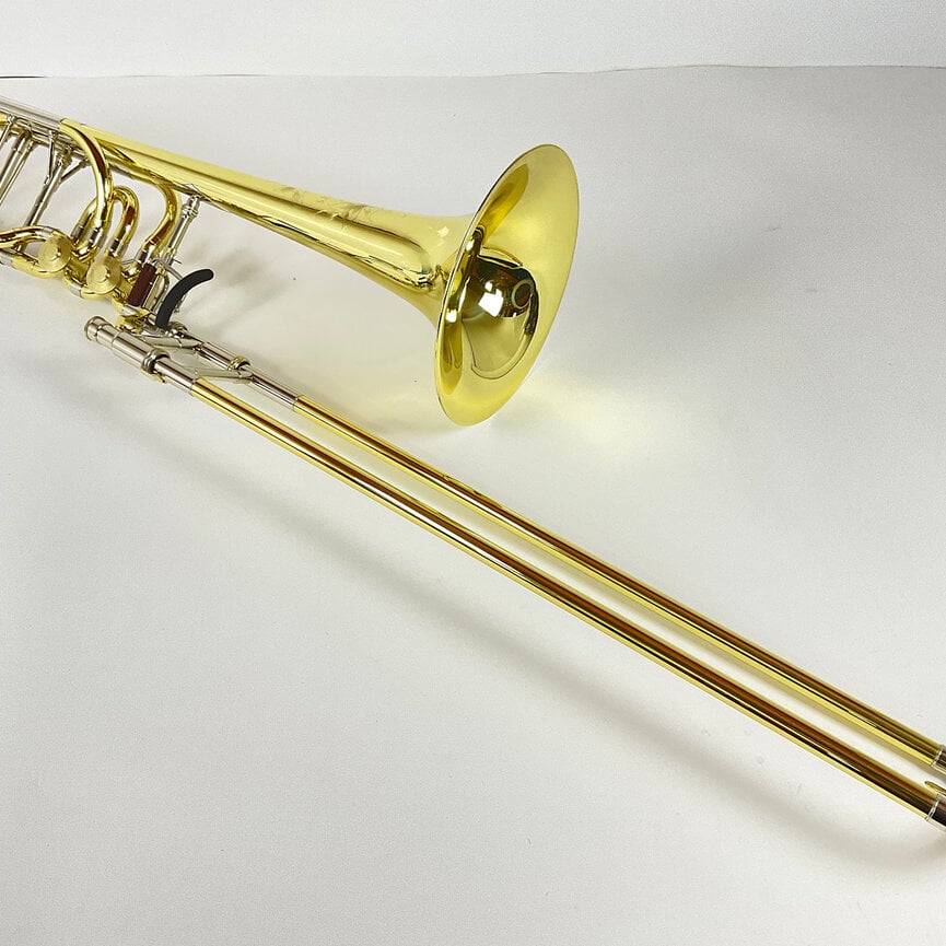 Demo S.E. Shires Q Series TBQ36YRX Bb/F/Gb/D Bass Trombone (SN: Q19050)