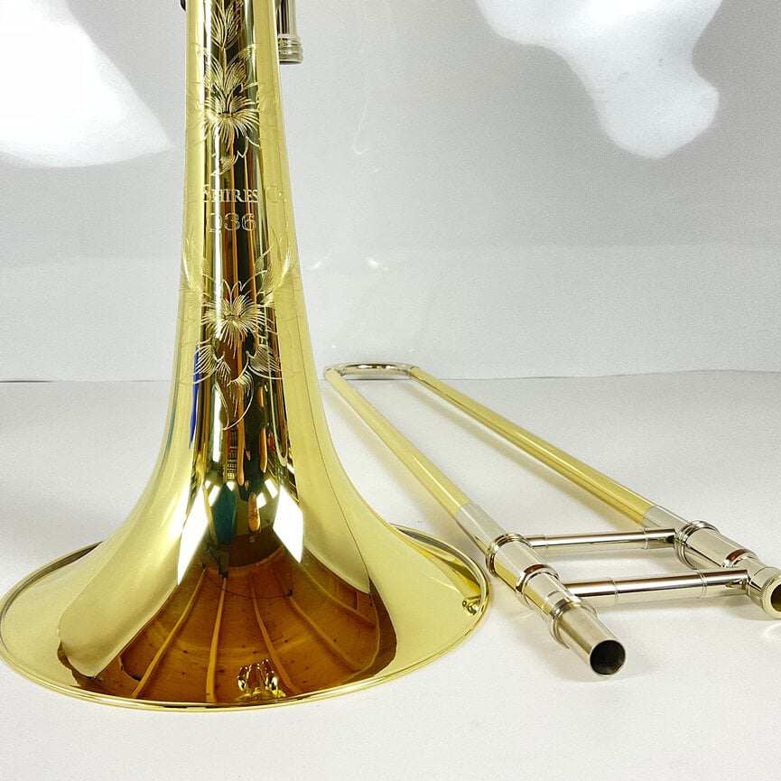 Demo S.E. Shires Q Series TBQ36YRX Bb/F/Gb/D Bass Trombone (SN: Q19050)