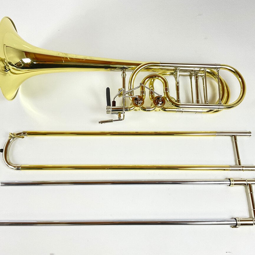 Demo S.E. Shires Q Series TBQ36YRX Bb/F/Gb/D Bass Trombone (SN: Q19050)