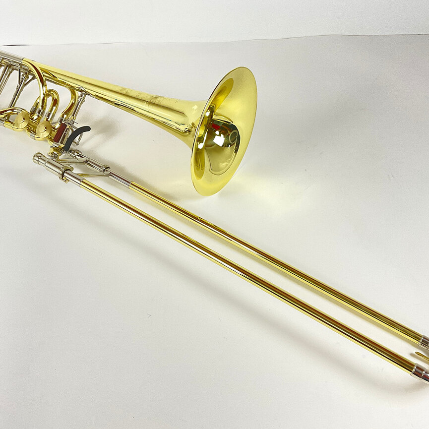 Demo S.E. Shires Q Series TBQ36YRX Bb/F/Gb/D Bass Trombone (SN: Q19095)