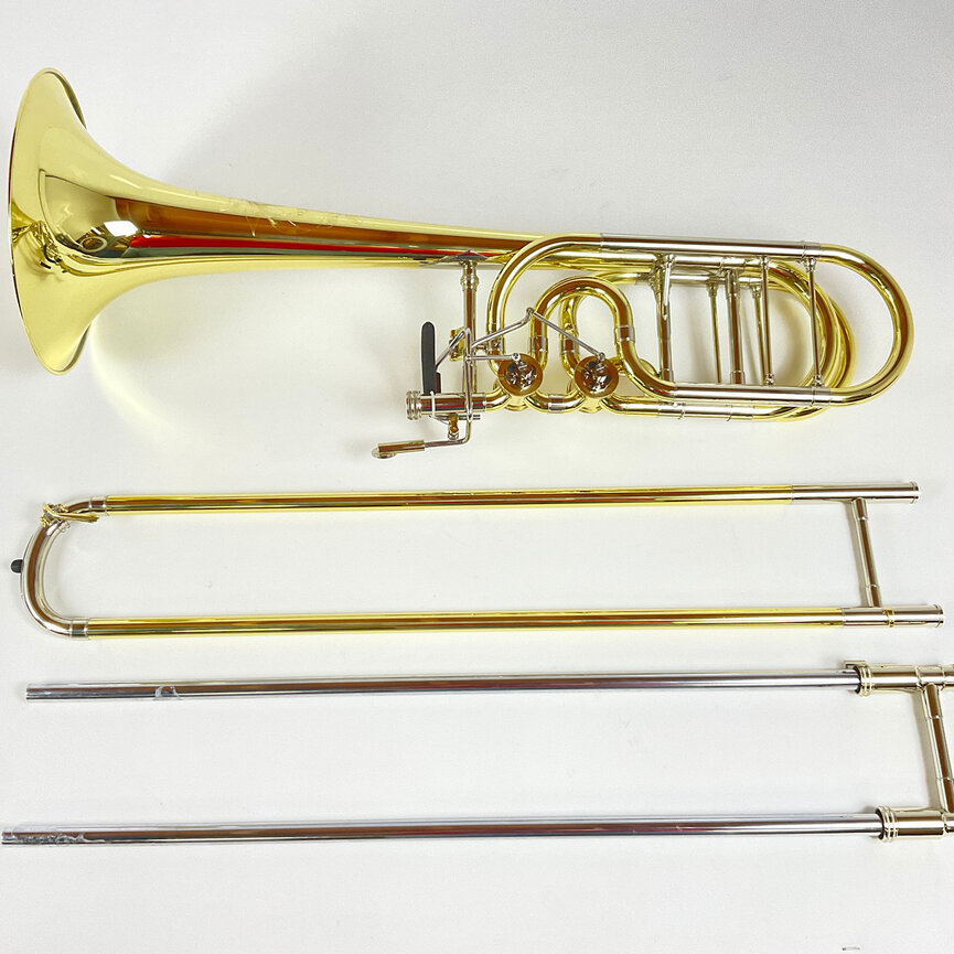 Demo S.E. Shires Q Series TBQ36YRX Bb/F/Gb/D Bass Trombone (SN: Q19095)