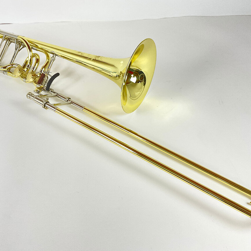 Demo S.E. Shires Q Series TBQ36YRX Bb/F/Gb/D Bass Trombone (SN: Q19090)