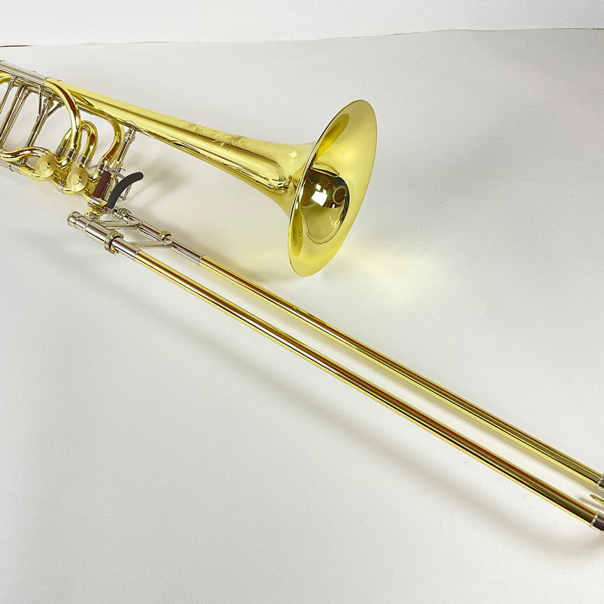 Demo S.E. Shires Q Series TBQ36YRX Bb/F/Gb/D Bass Trombone (SN: Q19047)