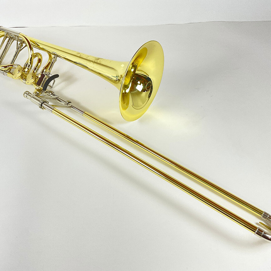 Demo S.E. Shires Q Series TBQ36YRX Bb/F/Gb/D Bass Trombone (SN: Q16402)