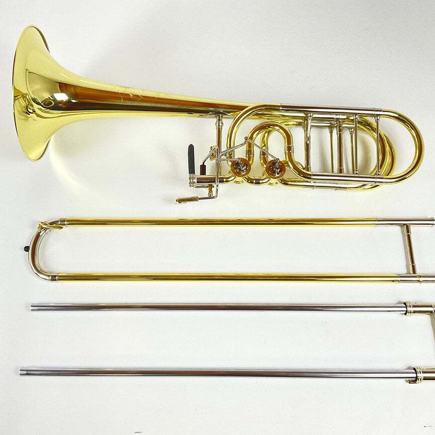 Demo S.E. Shires Q Series TBQ36YRX Bb/F/Gb/D Bass Trombone (SN: Q19075)