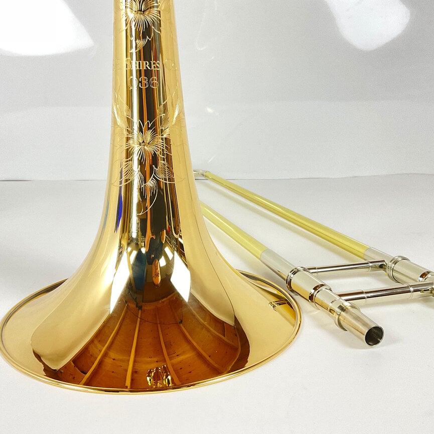 Demo S.E. Shires Q Series TBQ36GRX Bb/F/Gb/D Bass Trombone (SN: Q19042)