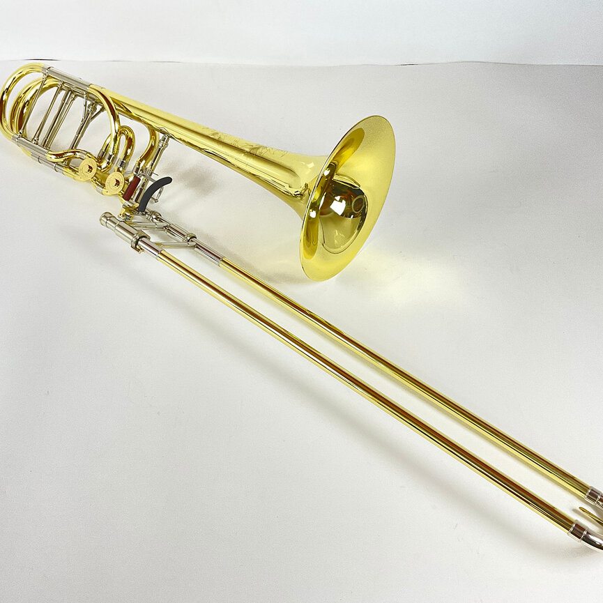 Demo S.E. Shires Q Series TBQ36YRX Bb/F/Gb/D Bass Trombone (SN: Q18196)