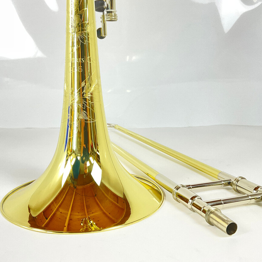 Demo S.E. Shires Q Series TBQ36YRX Bb/F/Gb/D Bass Trombone (SN: Q18196)