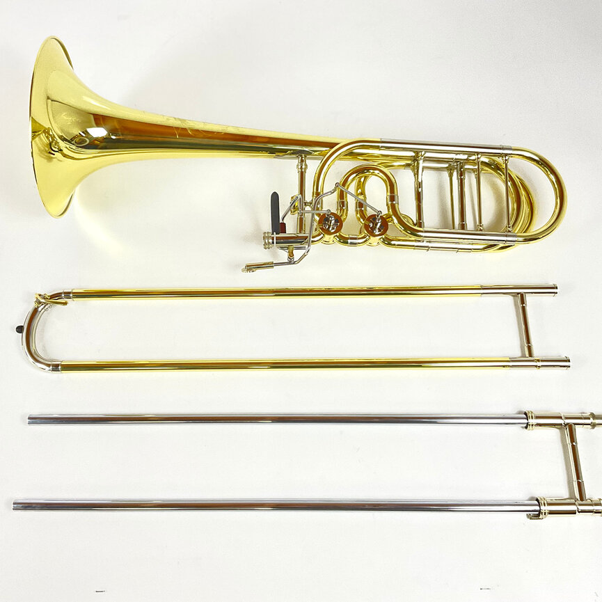 Demo S.E. Shires Q Series TBQ36YRX Bb/F/Gb/D Bass Trombone (SN: Q18196)