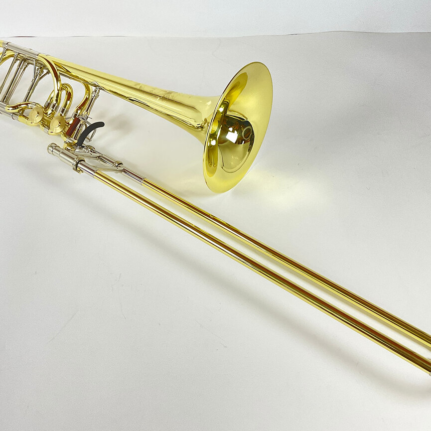 Demo S.E. Shires Q Series TBQ36YRX Bb/F/Gb/D Bass Trombone (SN: Q19069)
