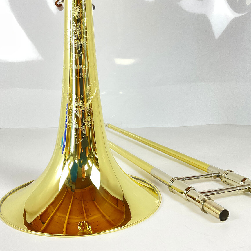 Demo S.E. Shires Q Series TBQ36YRX Bb/F/Gb/D Bass Trombone (SN: Q19069)
