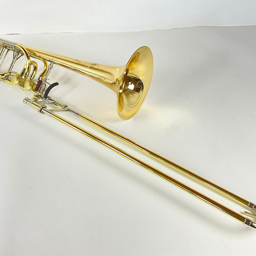 Demo S.E. Shires Q Series TBQ36GRX Bb/F/Gb/D Bass Trombone (SN: Q19049)