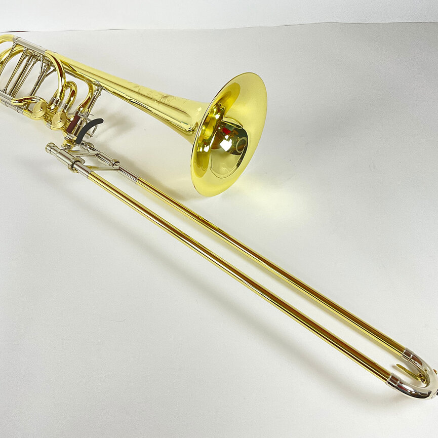 Demo S.E. Shires Q Series TBQ36YRX Bb/F/Gb/D Bass Trombone (SN: Q19079)