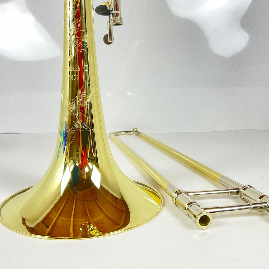 Demo S.E. Shires Q Series TBQ36YRX Bb/F/Gb/D Bass Trombone (SN: Q19079)