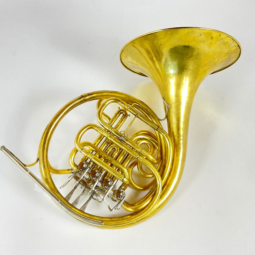 Used Knopf Model 16 F/Bb Double French Horn, Pre-War [38992]