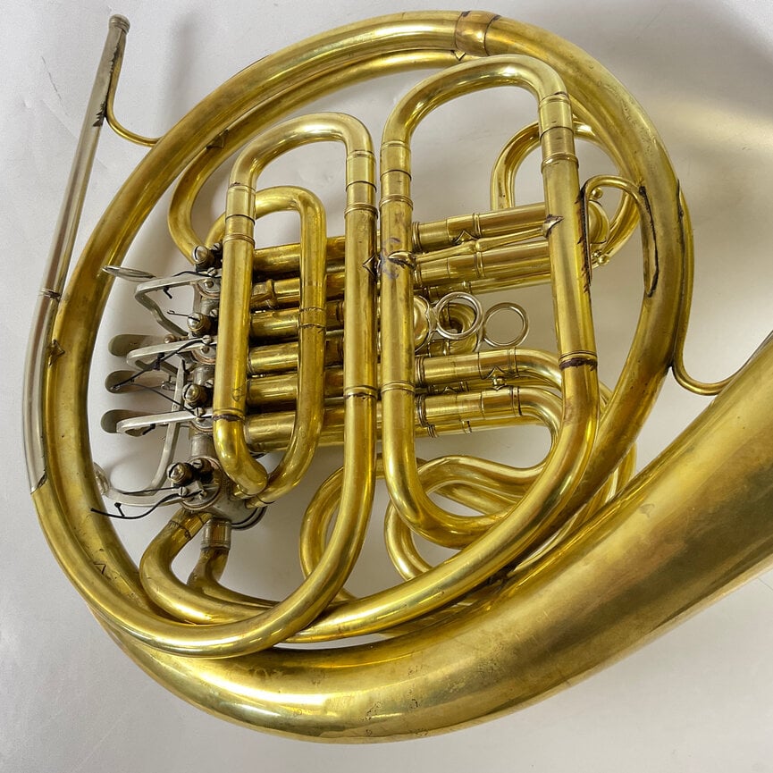 Used Knopf Model 16 F/Bb Double French Horn, Pre-War [38992]