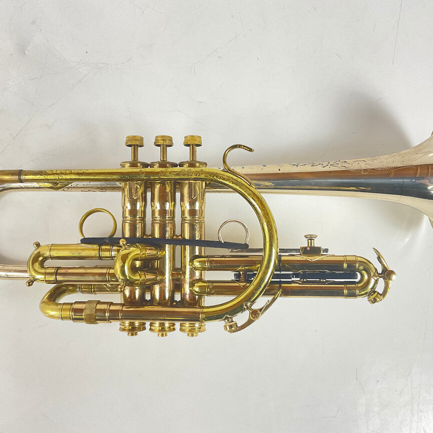 Used King Master Model Silver Sonic Bb Cornet (SN: 363959)