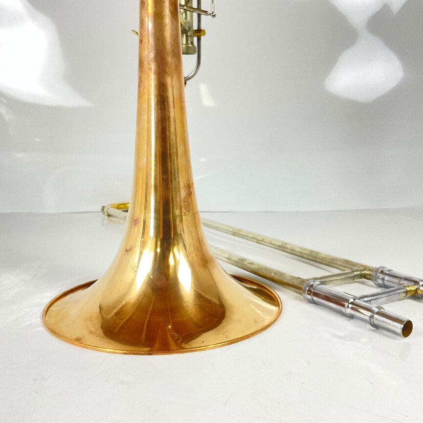 Used Holton TR180 Bb/F/D Bass Trombone with Instrument Innovations Rotors (SN: 100.38)