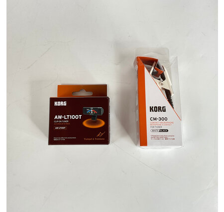 Lot 1 Korg Tuner and Microphone, ( SOLD AS IS) [37467]