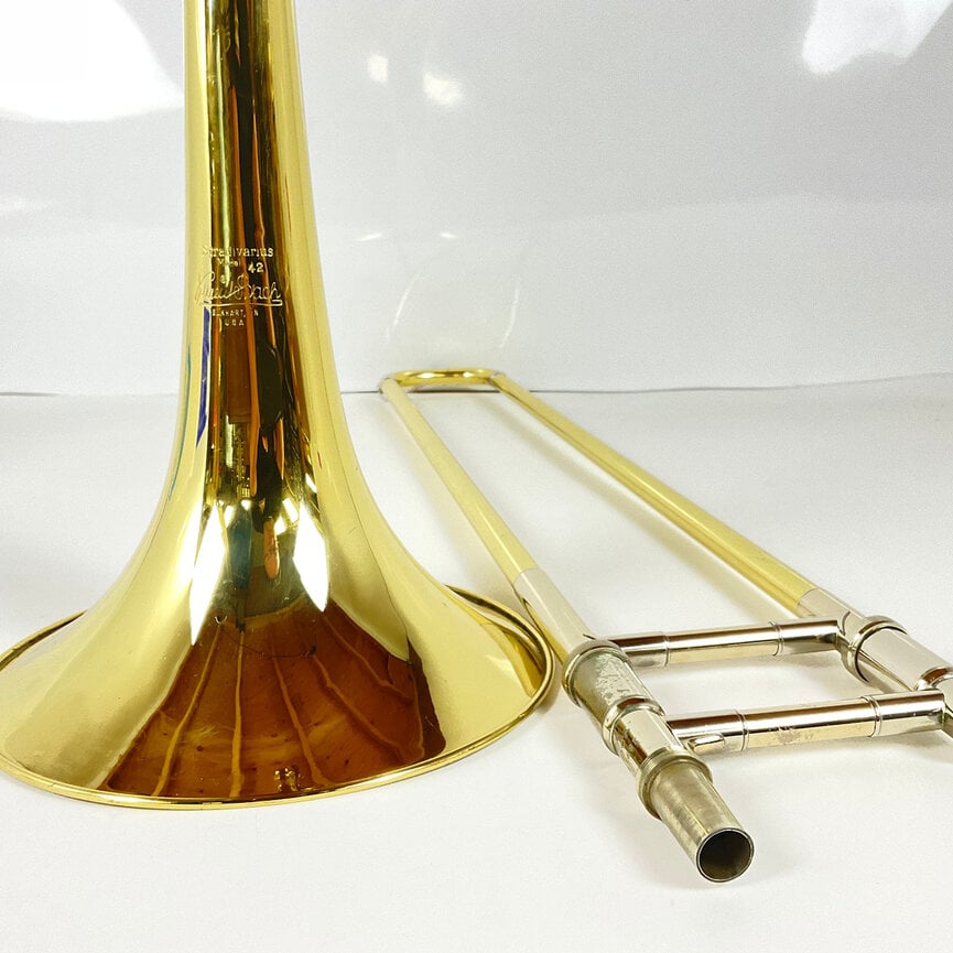 Used Bach 42T Bb/F Tenor Trombone (SN: 159158)