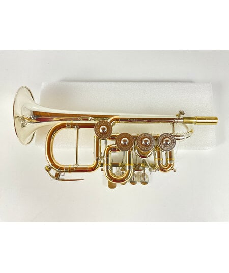 Used Scherzer 8111-ST Bb/A Piccolo Trumpet (SN: 330485)