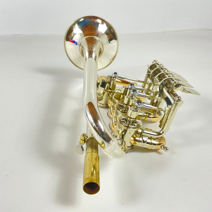 Used Scherzer 8111-ST Bb/A Piccolo Trumpet (SN: 330485)