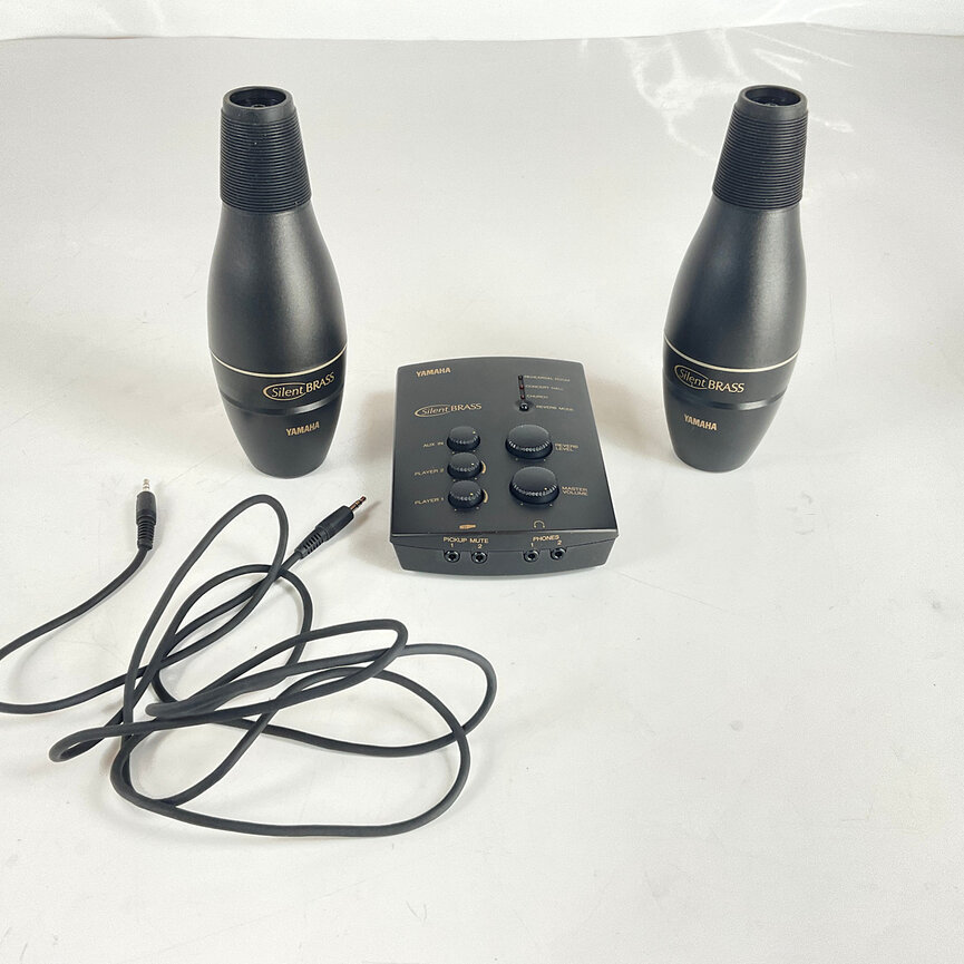 Used Trumpet Mute Lot 79 (Two Silent Brass PM7 Mute, One Pick-Up)  “SOLD AS IS” [38878]