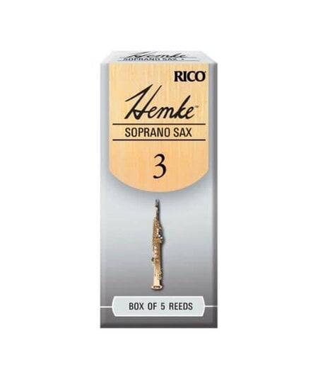 Rico Hemke Soprano Saxophone Reeds, Box of 5