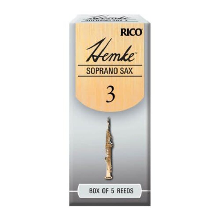 Rico Hemke Soprano Saxophone Reeds, Box of 5
