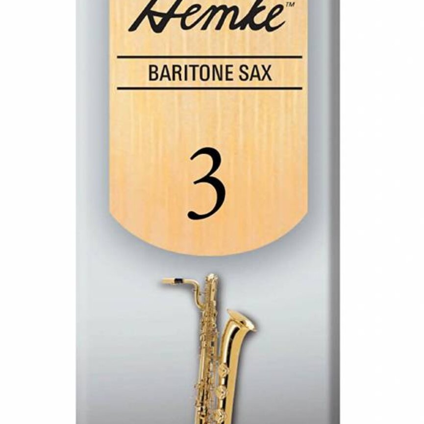 Rico Hemke Baritone Saxophone Reeds, Box of 5