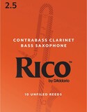 Rico Contra Alto/Contra Bass/ Bass Sax Reeds, Box of 10