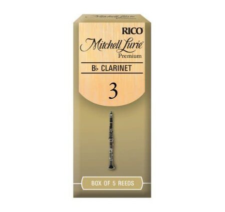 Rico Mitchell Lurie Bb Clarinet Reeds, Box of 5
