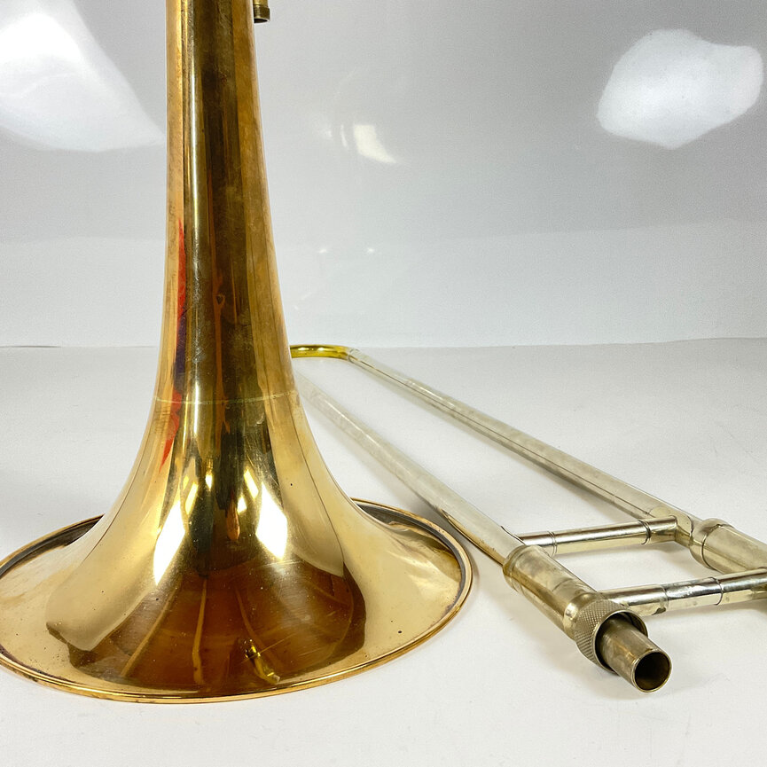 Used Unbranded Tenor Trombone w/ Original Thayer (SN: ER)