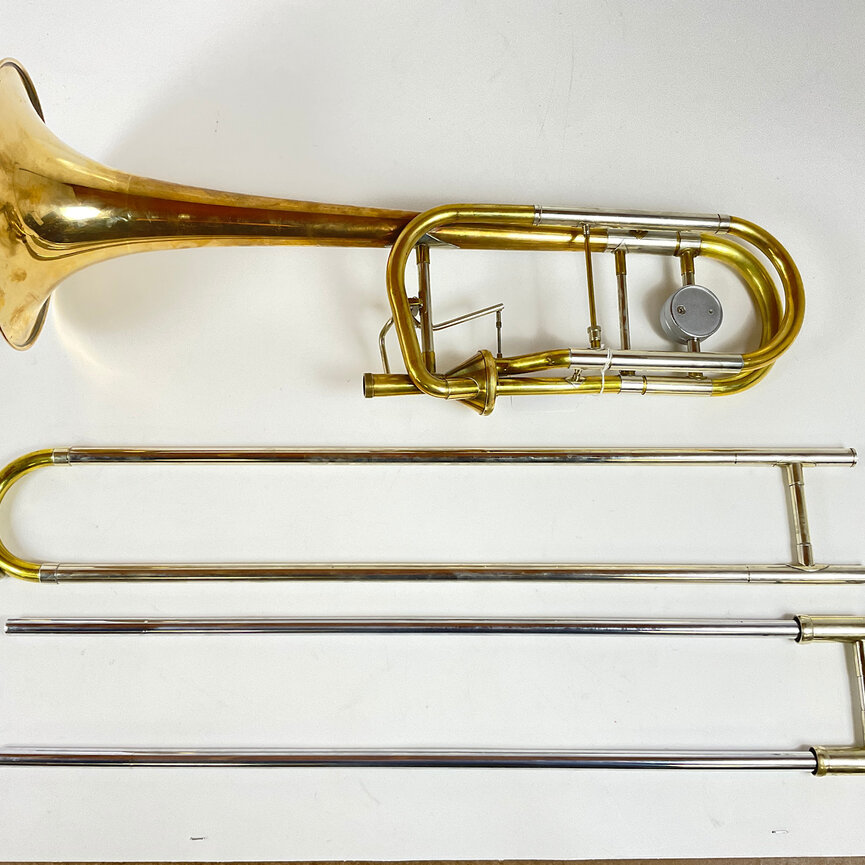 Used Unbranded Tenor Trombone w/ Original Thayer (SN: ER)