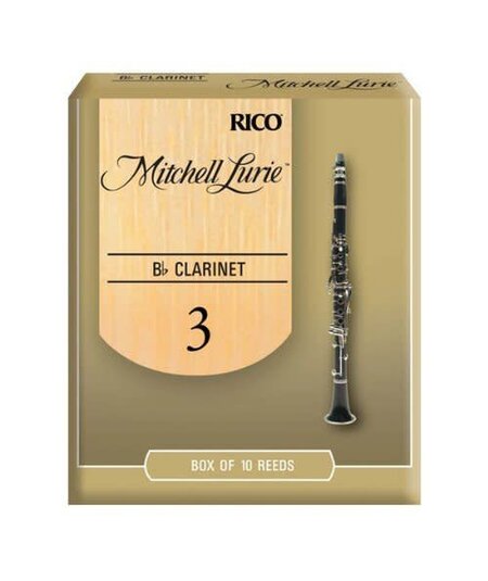 Rico Mitchell Lurie Bb Clarinet Reeds, Box of 10
