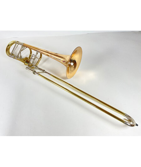 Used S. E. Shires Bb/F/D Dependent Bass Trombone (SN: 12509)