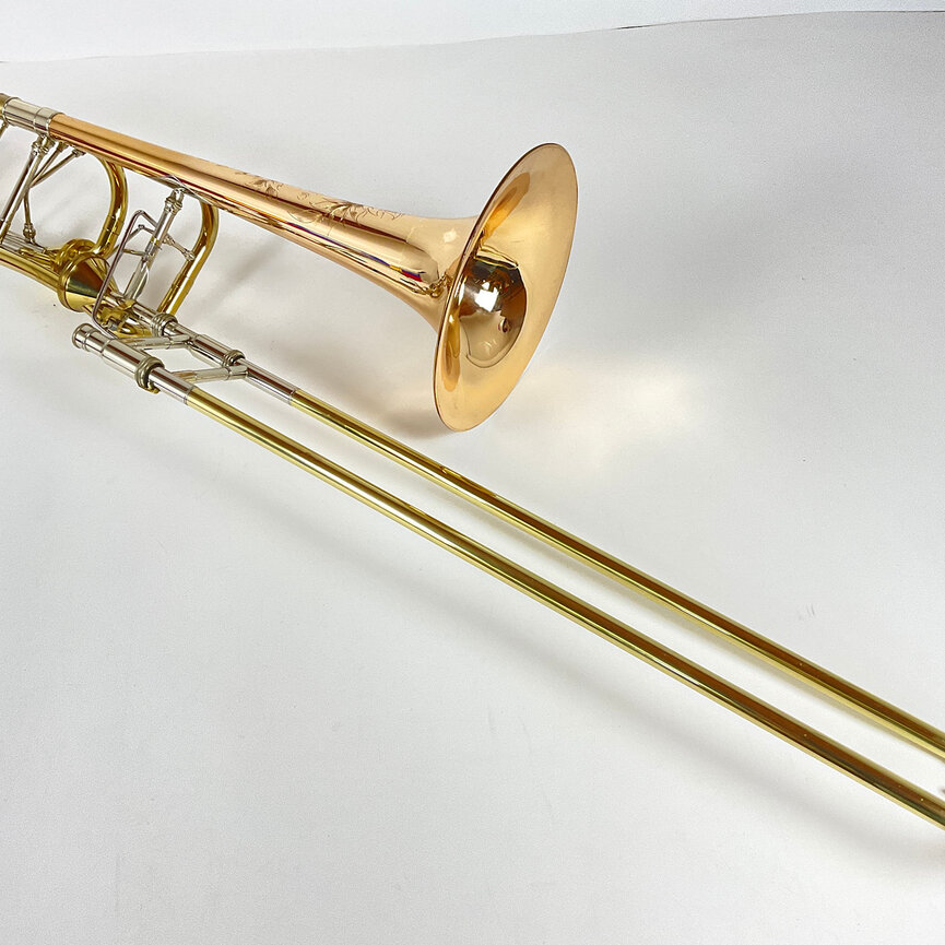 Used S. E. Shires Bb/F/D Dependent Bass Trombone (SN: 12509)