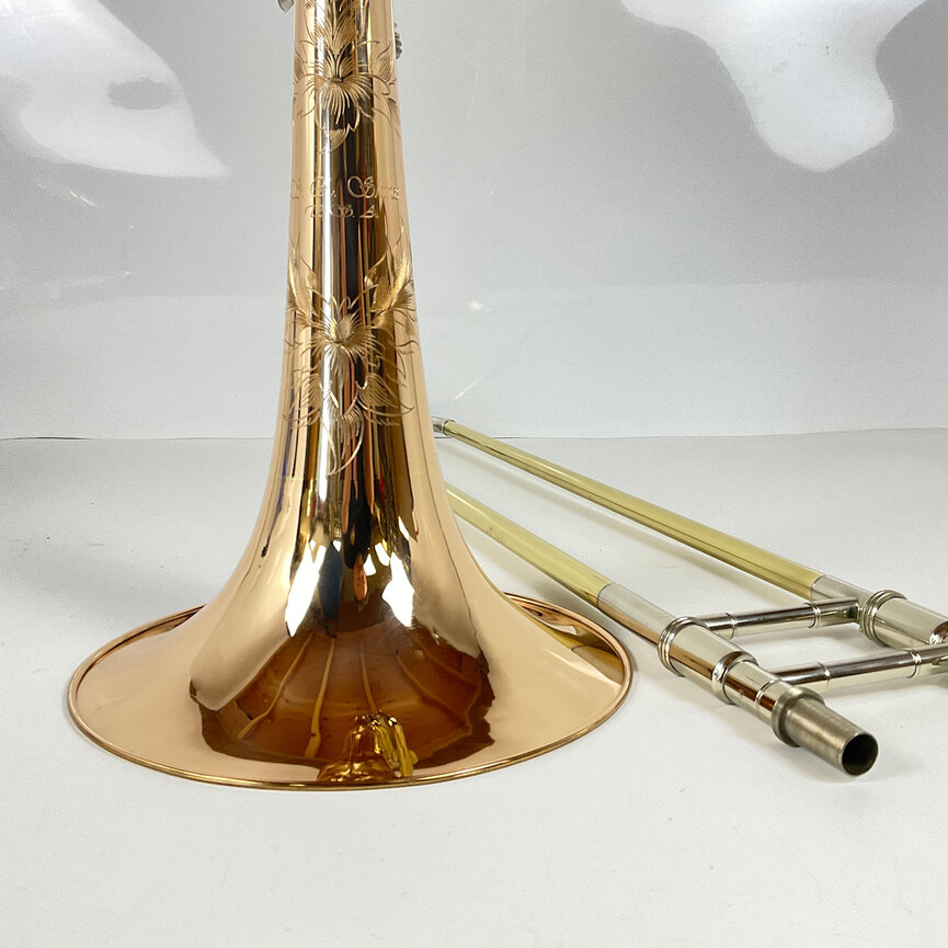 Used S. E. Shires Bb/F/D Dependent Bass Trombone (SN: 12509)