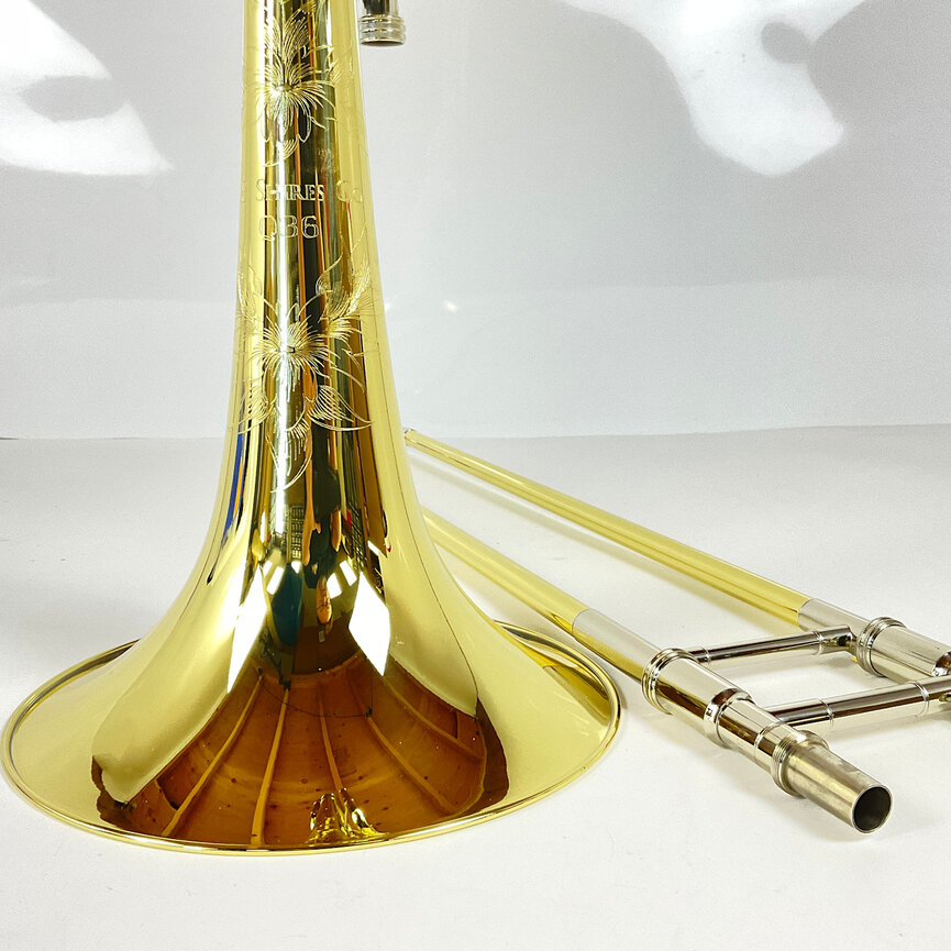 Demo S.E. Shires Q Series TBQ36YA Bb/F/Gb/D Bass Trombone (SN: Q18329)