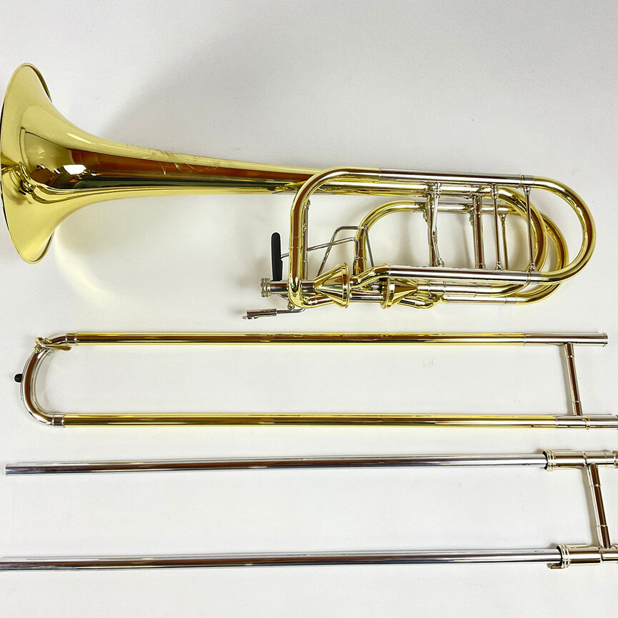 Demo S.E. Shires Q Series TBQ36YA Bb/F/Gb/D Bass Trombone (SN: Q18329)