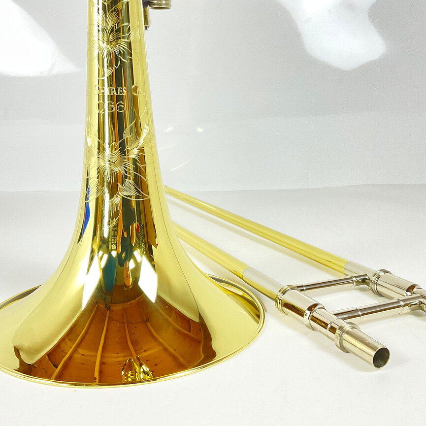 Demo S.E. Shires Q Series TBQ36YA Bb/F/Gb/D Bass Trombone (SN: Q18892)