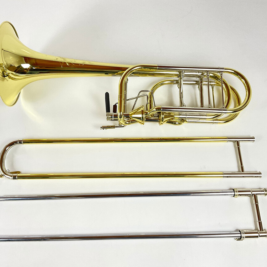 Demo S.E. Shires Q Series TBQ36YA Bb/F/Gb/D Bass Trombone (SN: Q18892)