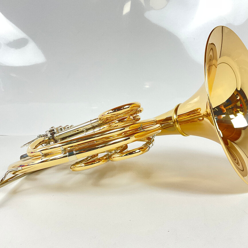 Used Yamaha YHR-671GD F/Bb Double French Horn (SN: 012980)