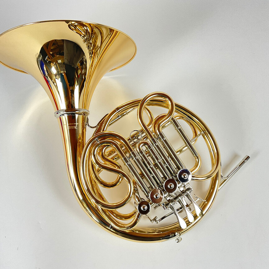 Used Yamaha 567GDB F/Bb Double French Horn (SN: 008556)