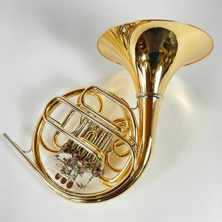 Used Yamaha 567GDB F/Bb Double French Horn (SN: 008556)