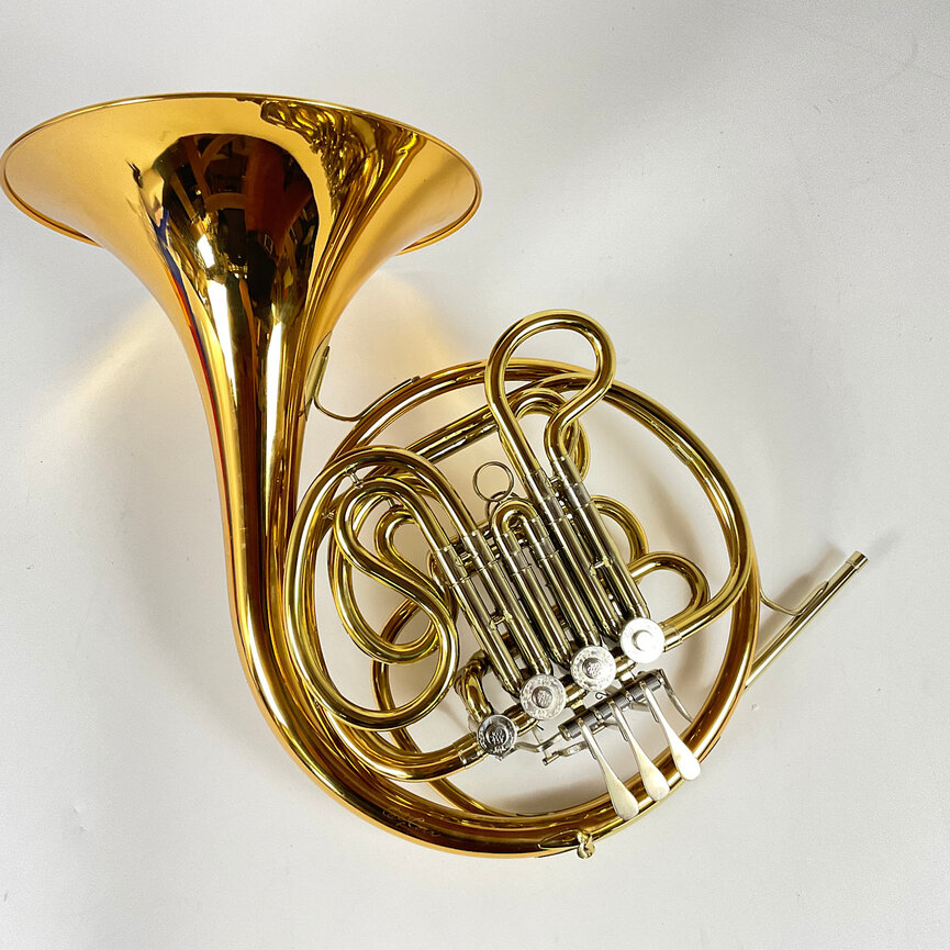 Used Conn 10DR F/Bb Double French Horn (SN: 5-637153)
