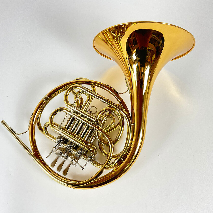 Used Conn 10DR F/Bb Double French Horn (SN: 5-637153)