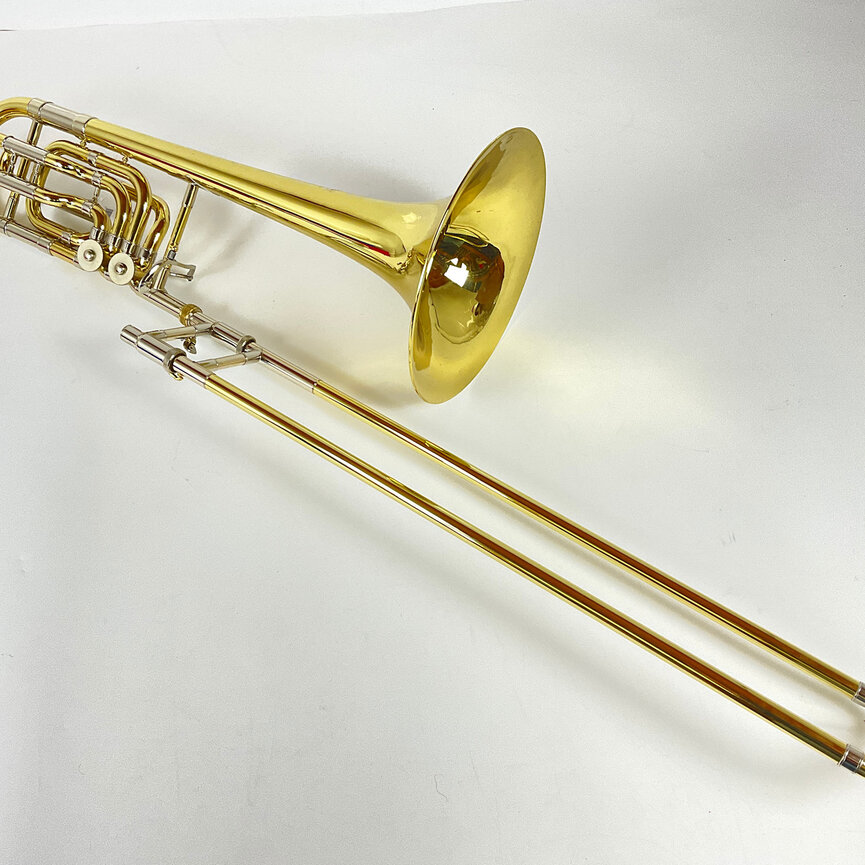 Used Bach 50B3L Bb/F/Gb/D Bass Trombone (SN: 169106)